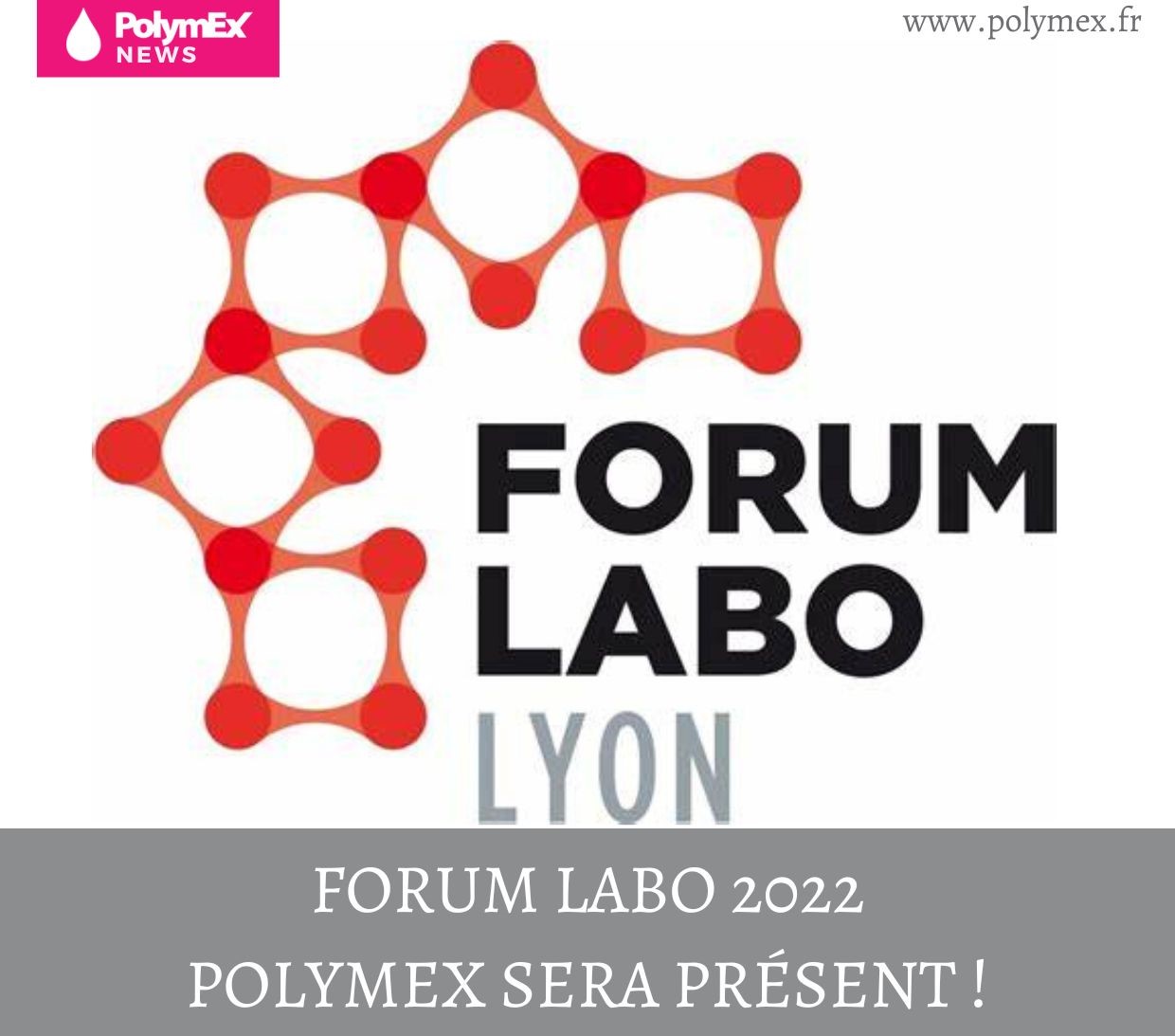 Forum Labo 2022 : Polymex sera présent !